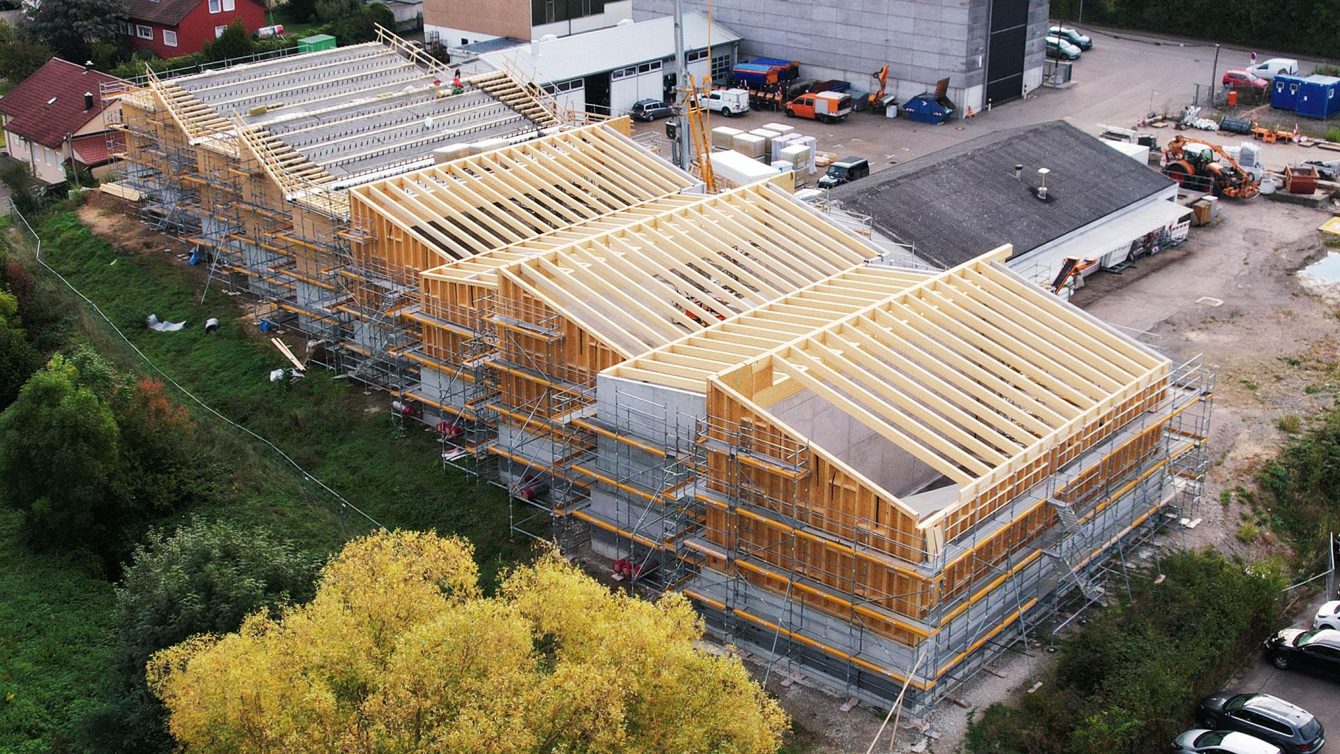Ganzjahresstütpunkt im Rohbau