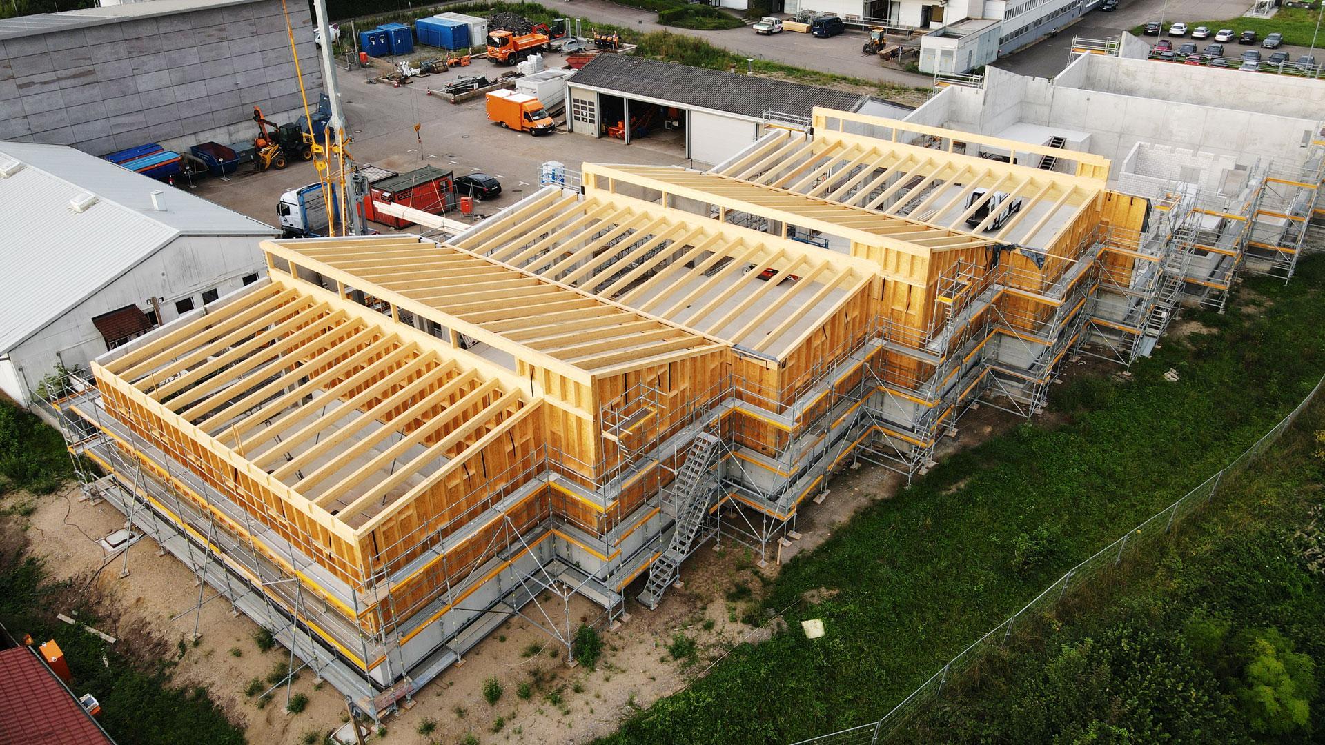 Dachkonstruktion in Maulbronn