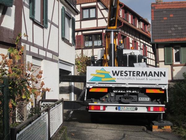 Kranarbeiten im Murgtal