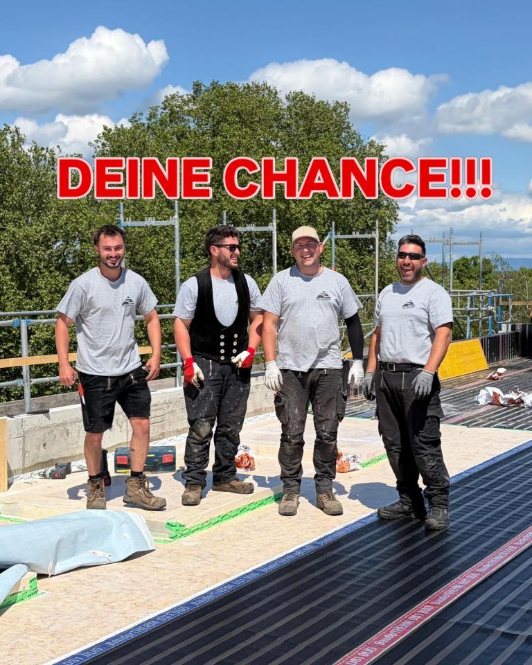 instagram post DEINE CHANCE! BEWIRB DICH