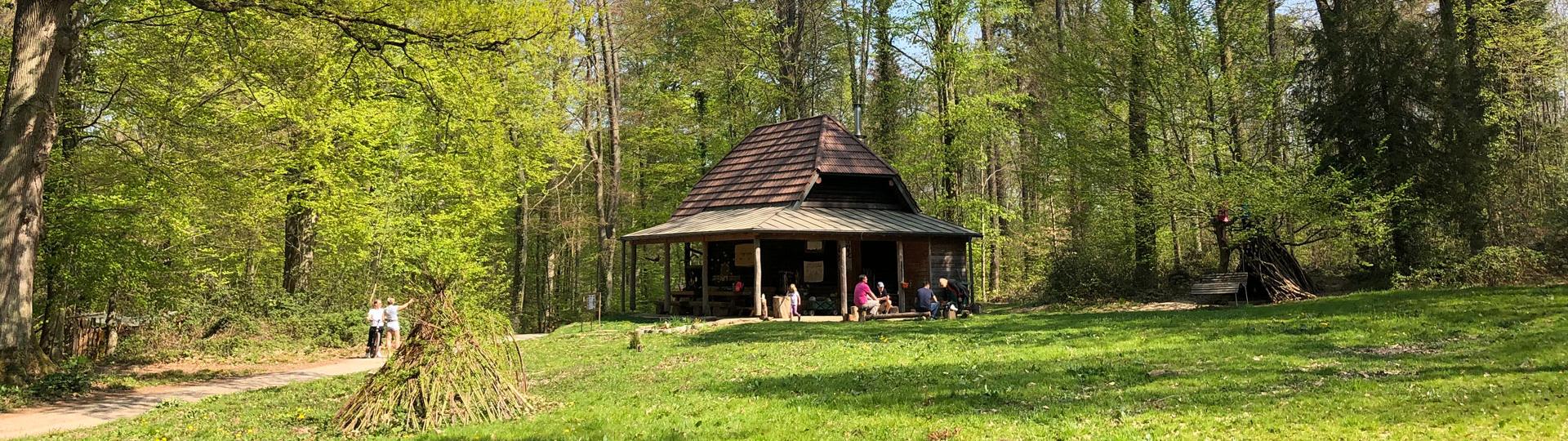 Sanierung und Erweiterung der Hirschackerhütte, Umbau zum Waldkindergarten